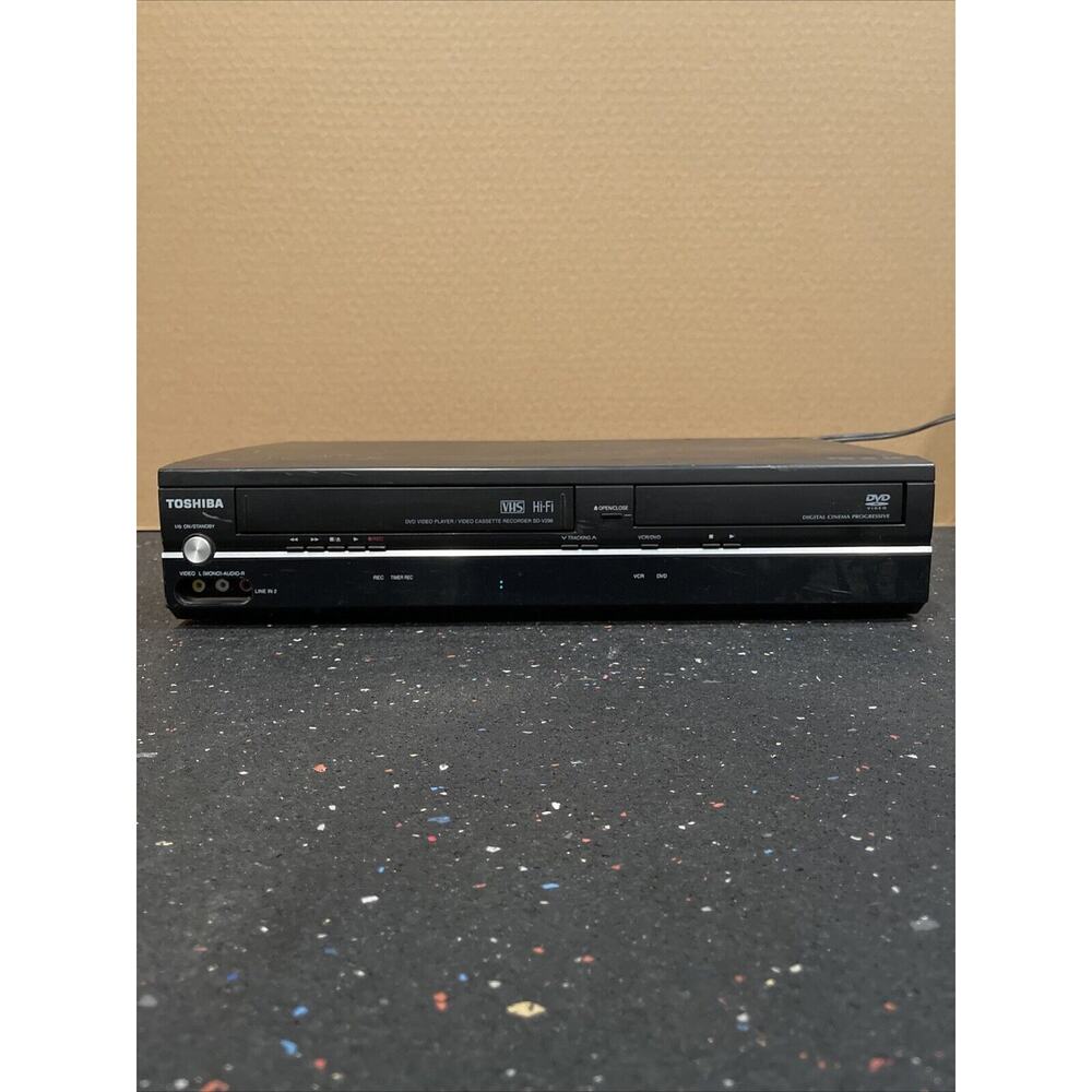 Toshiba DVD/VCR Combo Player SD-V296 VHS Recorder TESTED WORKS